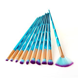 4/7/10Pcs Diamond Makeup Brushes Set