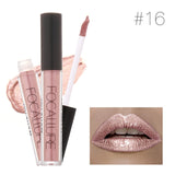 FOCALLURE waterproof matte Liquid lipstick Moisturizer velvet Smooth mate lip stick lasting Lip Gloss Cosmetic Beauty Makeup