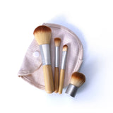 4PCS/LOT Bamboo  Foundation Brush