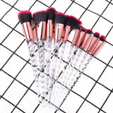 10 pcs Unicorn Makeup Brushes Set