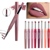 14 Color Double-end Lip Makeup Lipstick Pencil