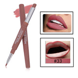 14 Color Double-end Lip Makeup Lipstick Pencil