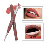 14 Color Double-end Lip Makeup Lipstick Pencil