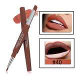 14 Color Double-end Lip Makeup Lipstick Pencil