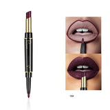 2 in 1 Pencil Waterproof Long Lasting Lipstick