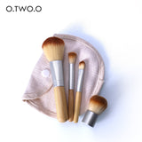 4PCS/LOT Bamboo  Foundation Brush