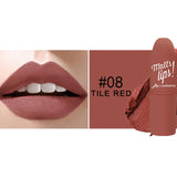 16 Colors Waterproof Long Lasting Metallic  Lipstick