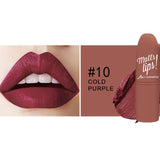 16 Colors Waterproof Long Lasting Metallic  Lipstick