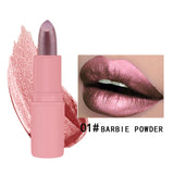 16 Colors Waterproof Long Lasting Metallic  Lipstick