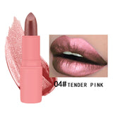 16 Colors Waterproof Long Lasting Metallic  Lipstick